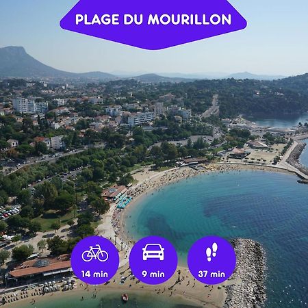 Bao Location - Ideal Pro & Groupe - Calme - Lumineux - Wifi - Terrasse - Jardin - Plage A 2Km - Proche Centre Ville, Gare, Commerces - Parking Prive Toulon Exteriér fotografie