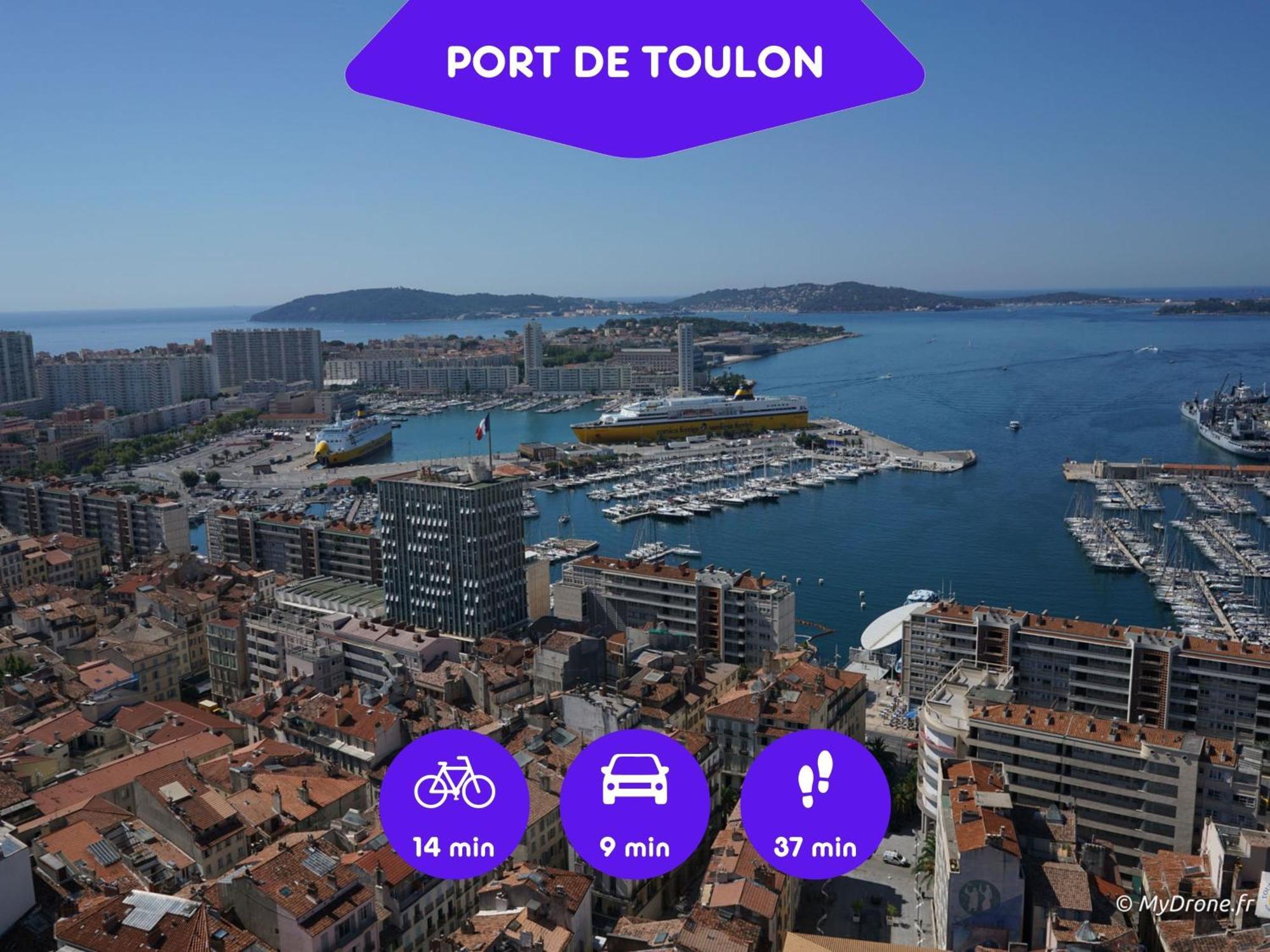 Bao Location - Ideal Pro & Groupe - Calme - Lumineux - Wifi - Terrasse - Jardin - Plage A 2Km - Proche Centre Ville, Gare, Commerces - Parking Prive Toulon Exteriér fotografie
